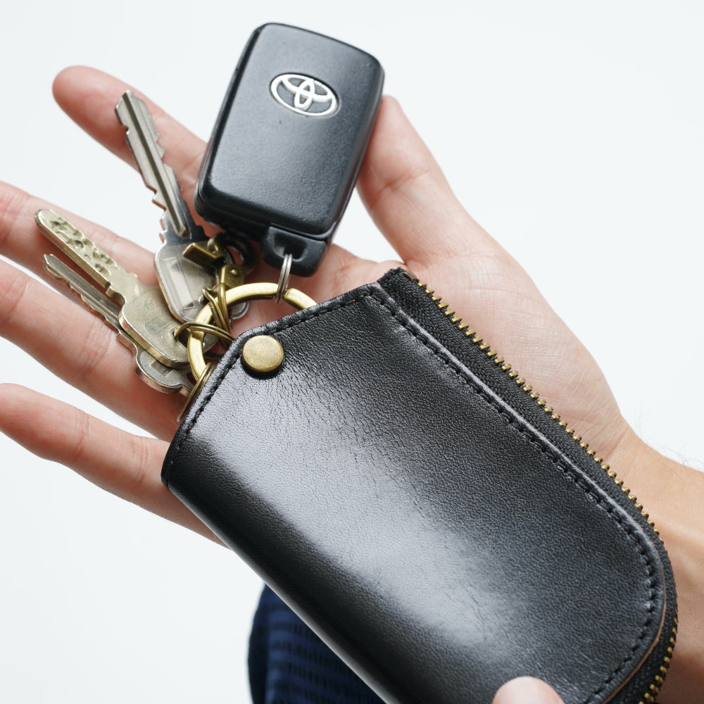 Kawasaki PLAZA 牛革キーホルダー スマートウォレット Kawasaki PLAZA