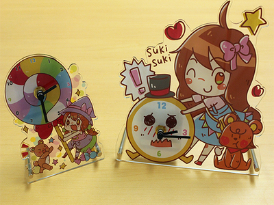 ダイカット- アクリルクロック | 【MYDOO-INFO】