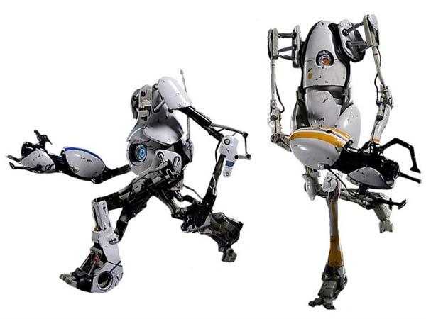 Portal 2 Atlas & P-Body Action Figures | Gadgetsin