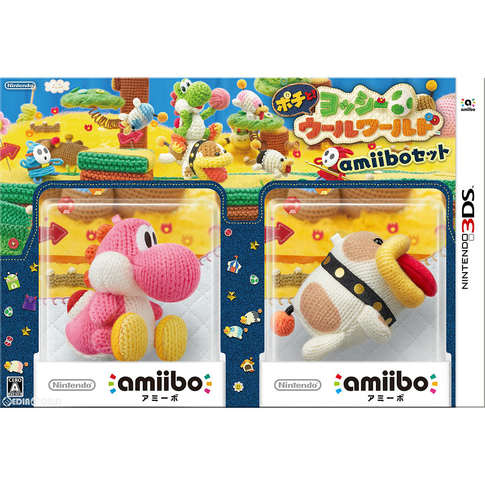 Nintendo amiibo ヨッシー 編み物 あみぐるみ ヨッシー ウールワールド