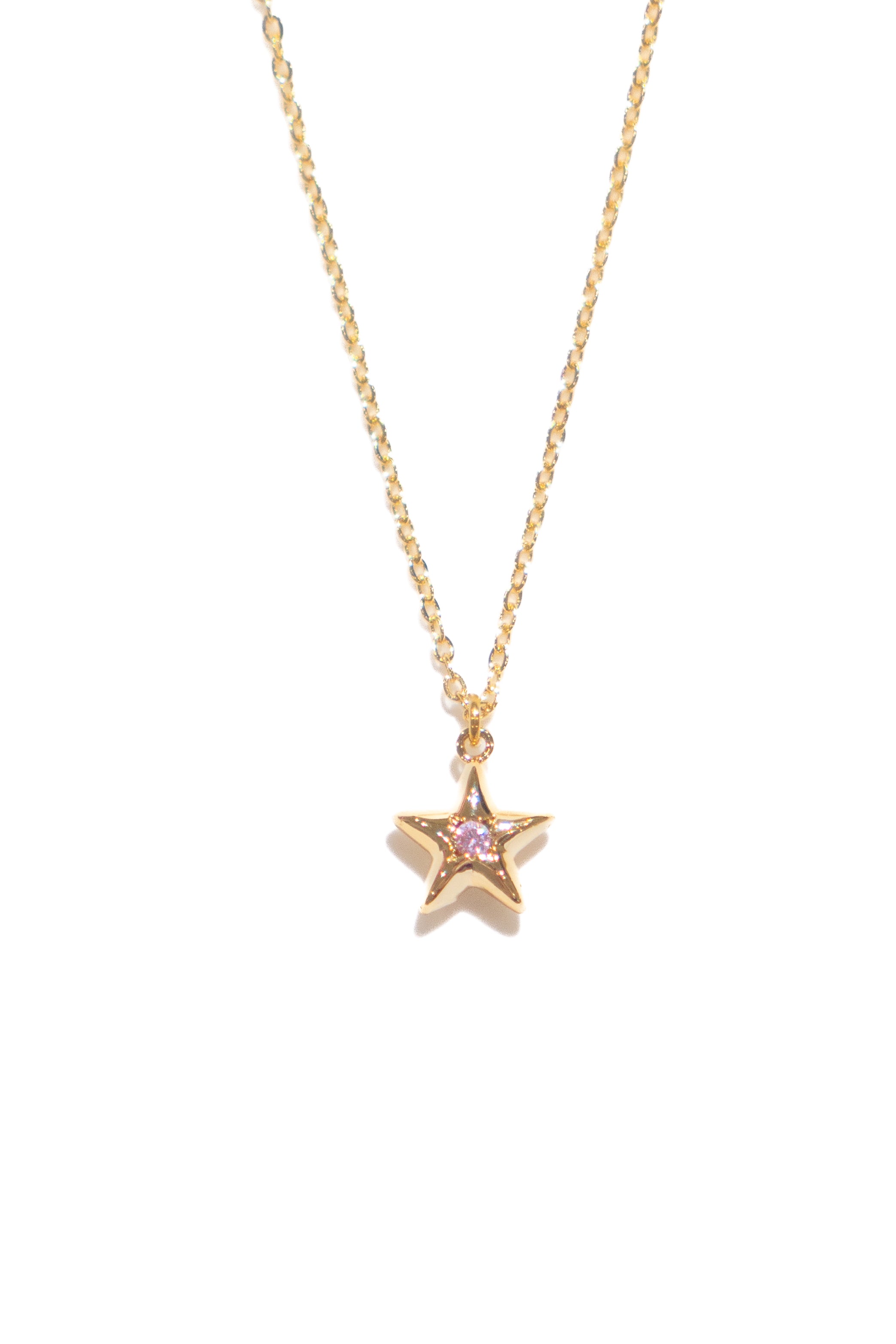 ミュージシャン Star Necklace Gold Shining Star Necklace