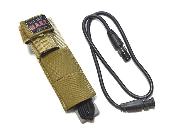 米軍実物 TCI MAST アンテナ リロケーション ポーチ ホルダー コヨーテ