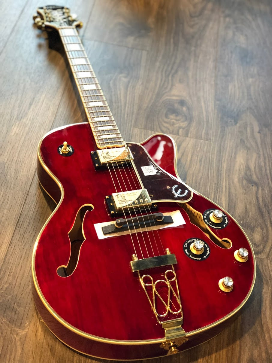 Epiphone Joe Pass Emperor-II PRO - Wine Red – nafiriguitar.com