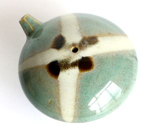 人間国宝島岡達三初期作品「水滴」 D10 - 骨董、古民具、古書の“芳栄堂”