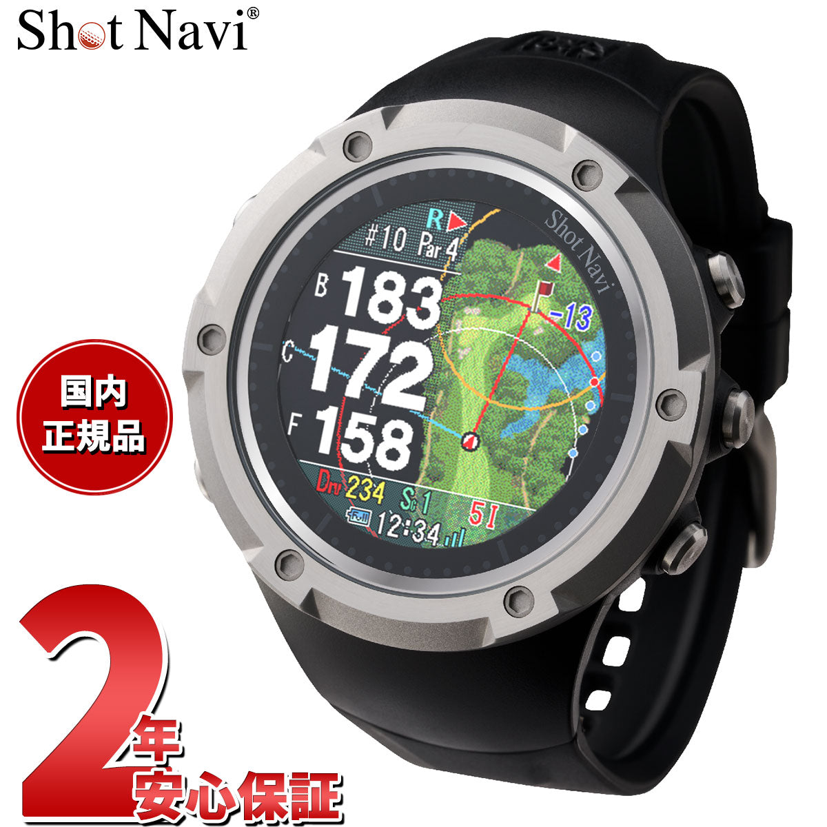 ショットナビ Shot Navi Evolve SE エボルブ SE 腕時計型 GPS ゴルフ