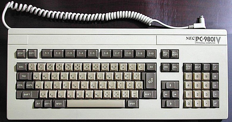 PC-9801UX 本体とキーボード 美品 難あり 本物を超えるPC-9801クローン