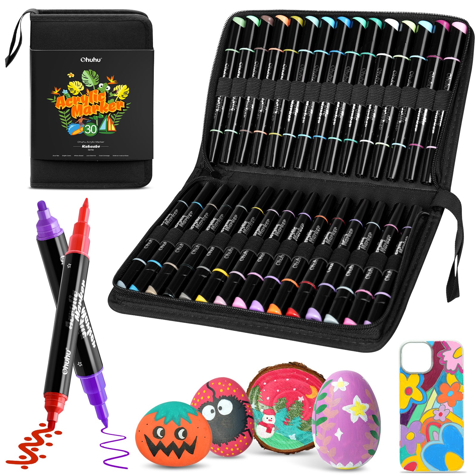 Ohuhu アクリルマーカー 30色 – Ohuhu Japan
