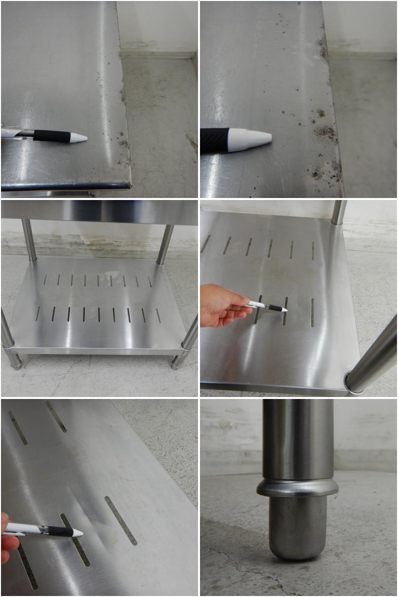 🔷🔶🔷pa1/98 ステンレス作業台 W800×D500×H750mm 中古 業務用