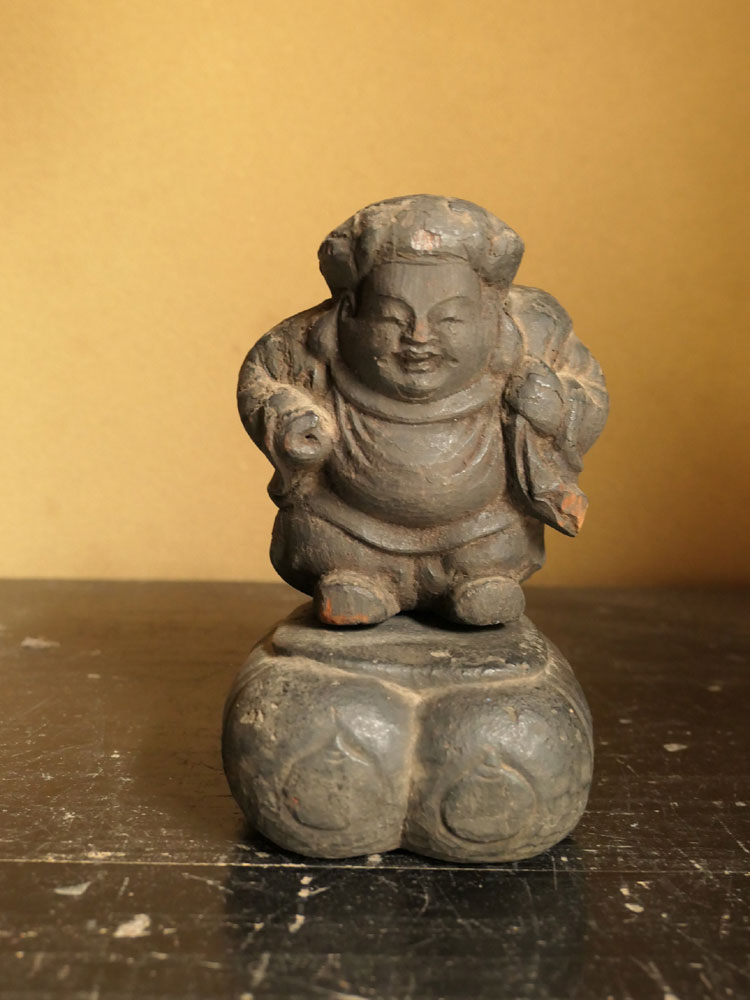 備前 古備前 七福神 大黒様 恵比寿様 江戸後期 明治 訳あり Yahoo