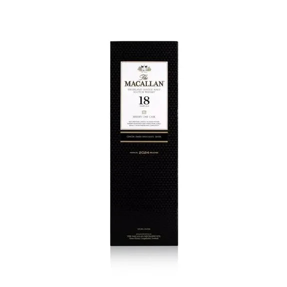 Macallan 18 Year Old Scotch Whisky 2024 Release (750ml) - Rich, Aged