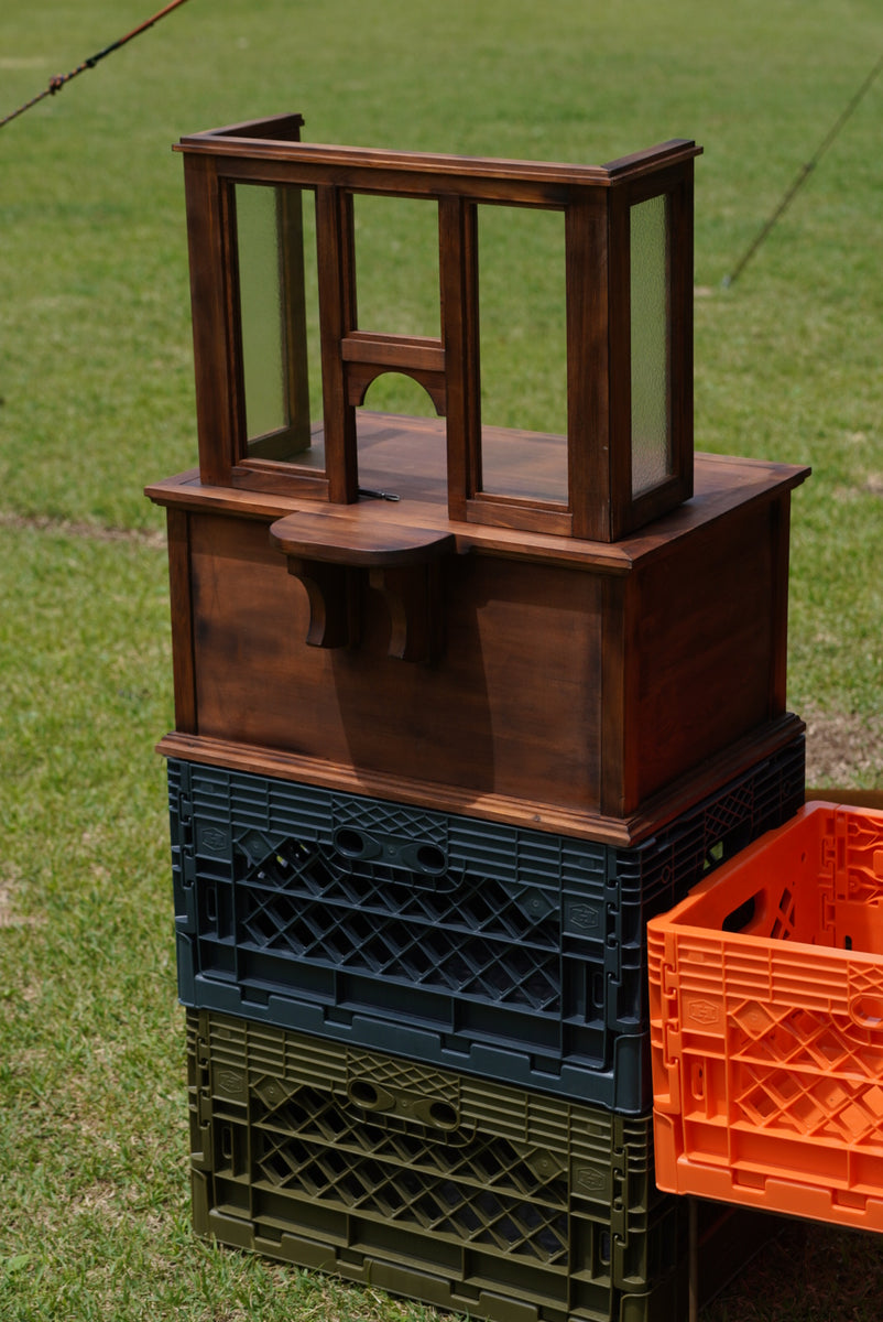 新品 FLIPBOX NERUDESIGNWORKS＆CALMASTORE 柿色 新品 FLIPBOX