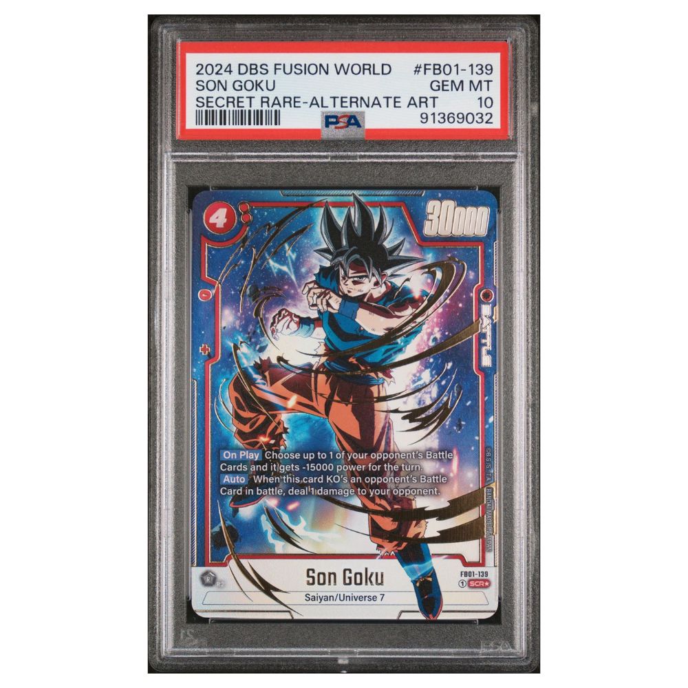2024 Dragon Ball Super Son Goku Secret Rare-Alternate Art PSA 10