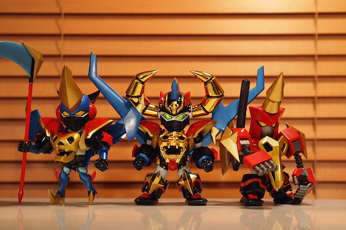 ACTION TOYS ES合金 ガイキング+ライキング&バルキング セット ES合金