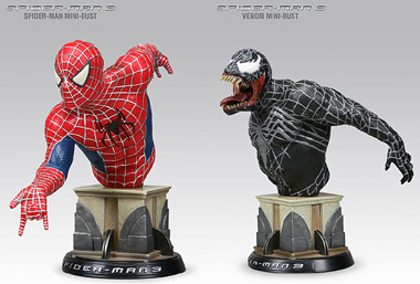 スパイダーマン日本完全限定ミニバストブラックバージョン