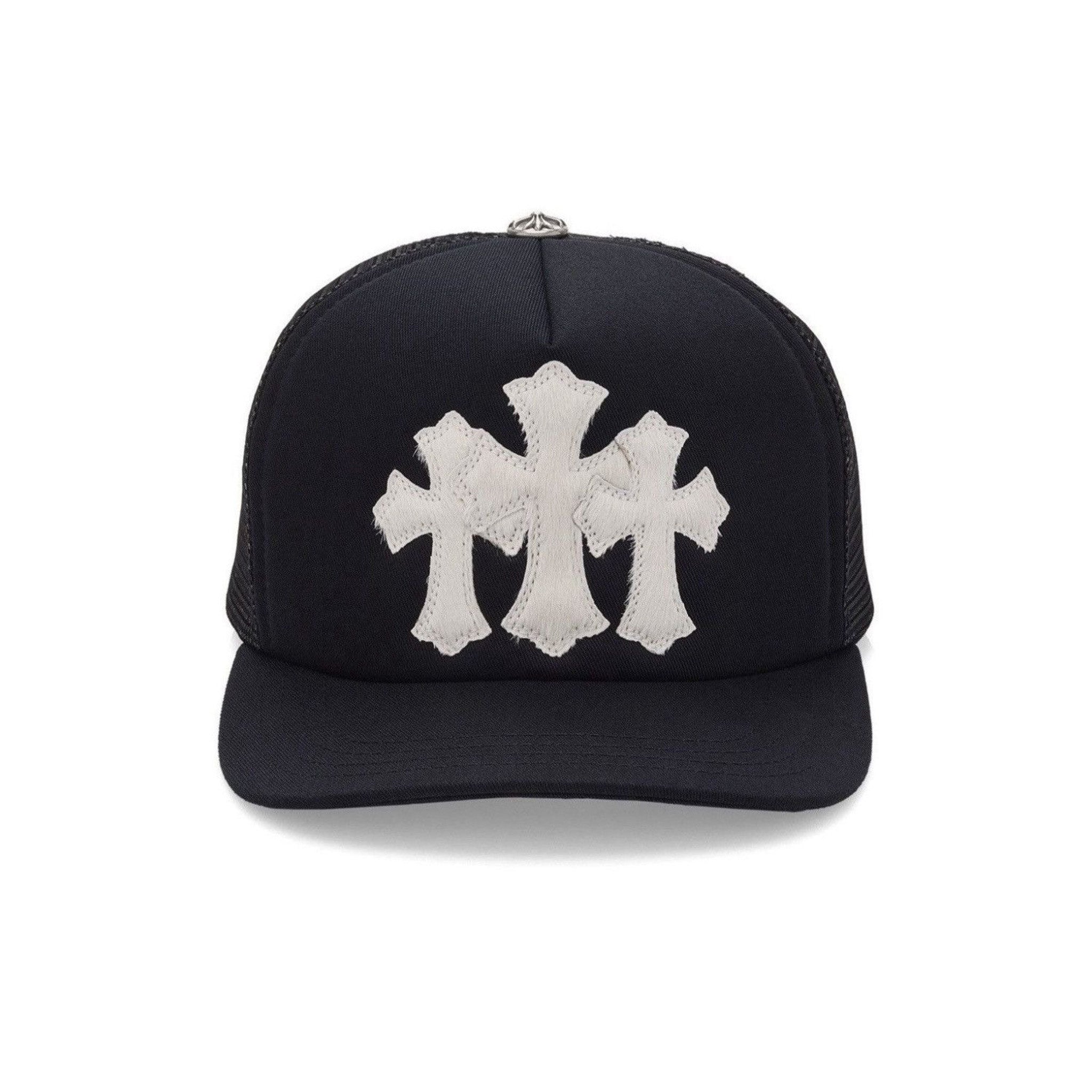 Chrome Hearts Calf Hair Cemetery Cross Trucker Hat – Common Hype