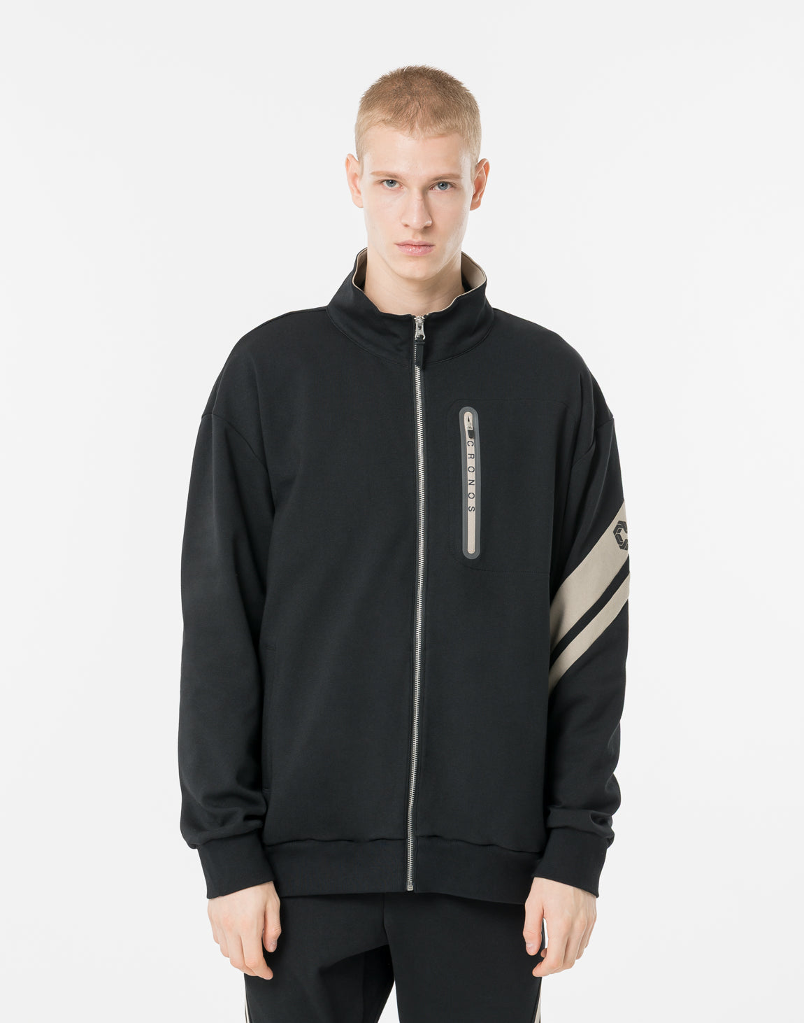 CRONOS CROSSLINE BLOUSON【BLACK×GREIGE】