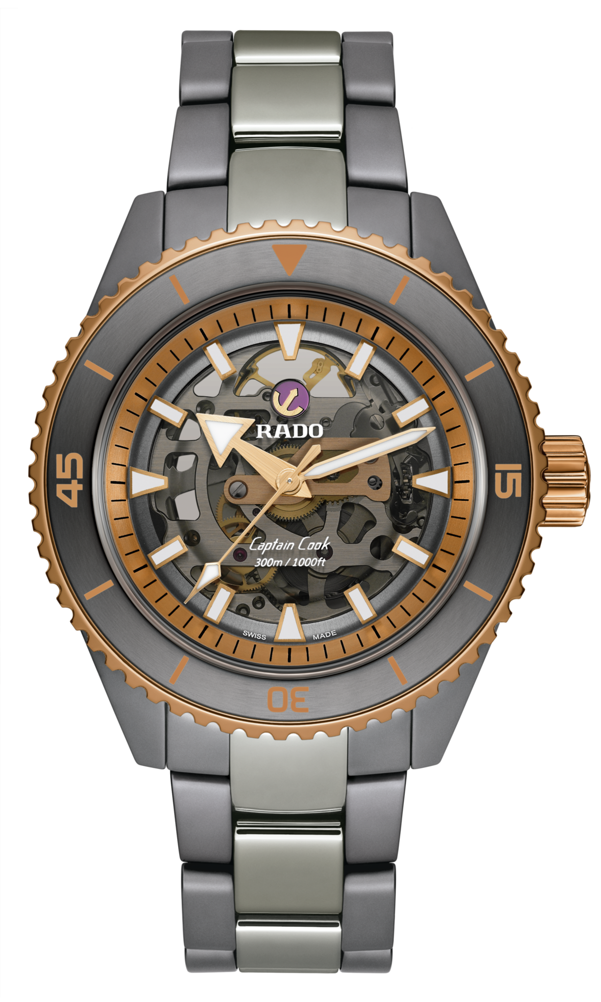 Captain Cook High-Tech Ceramic Skeleton R32148162 – Dejaun Jewelers