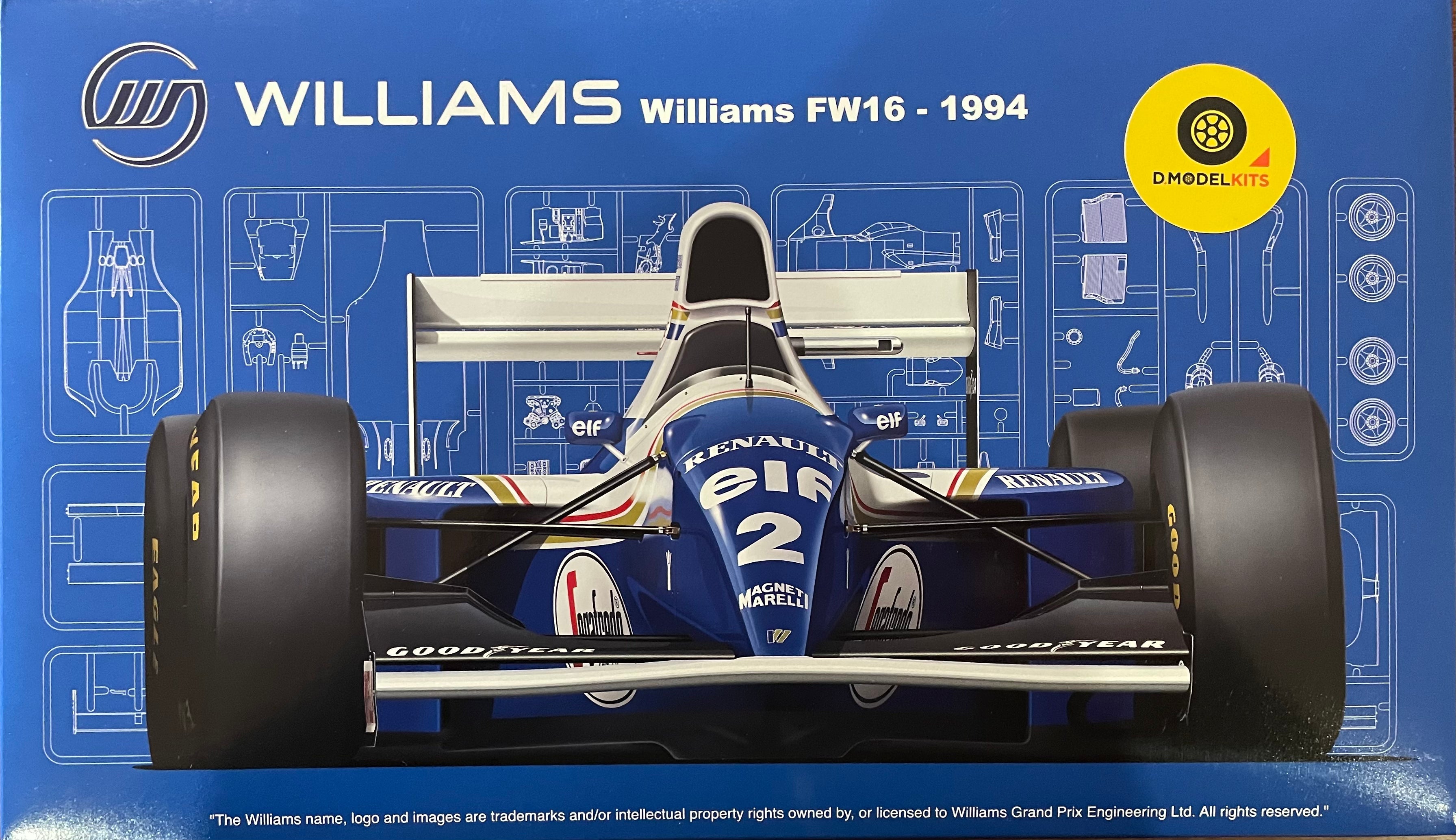 絶版WILLIAMS RENAULT FW-16 ULTIMATE 1/20 I built Ayrton Senna's