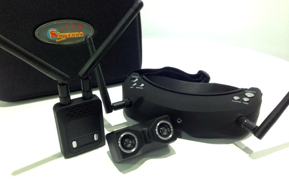 Skyzone SKY02 V3 3D-FPV Goggles 854X480 5.8GHz - DronesVision.net