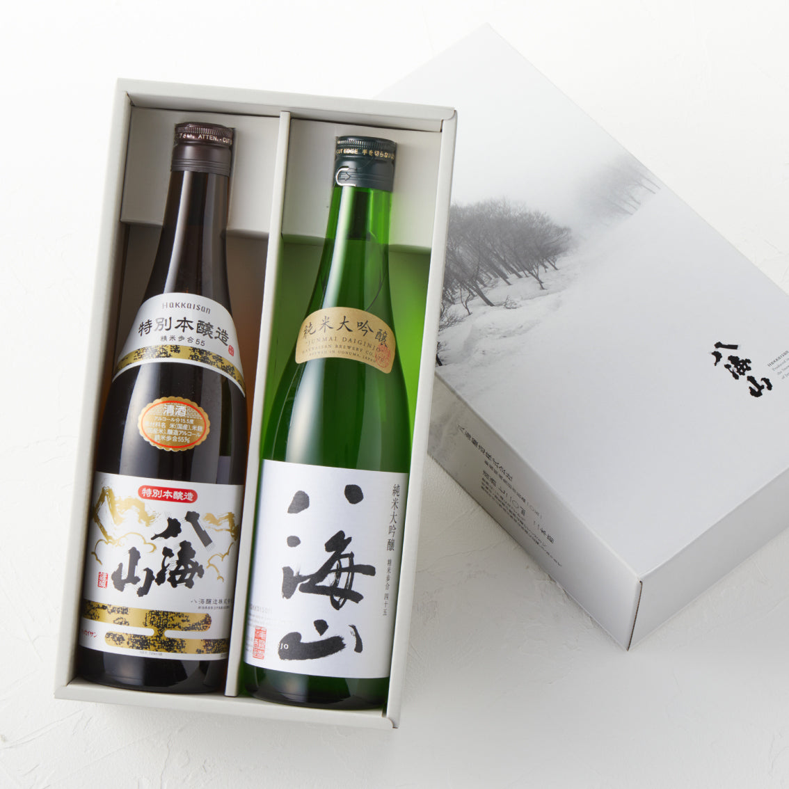 八海山の定番】純米大吟醸・特別本醸造セット 720ml