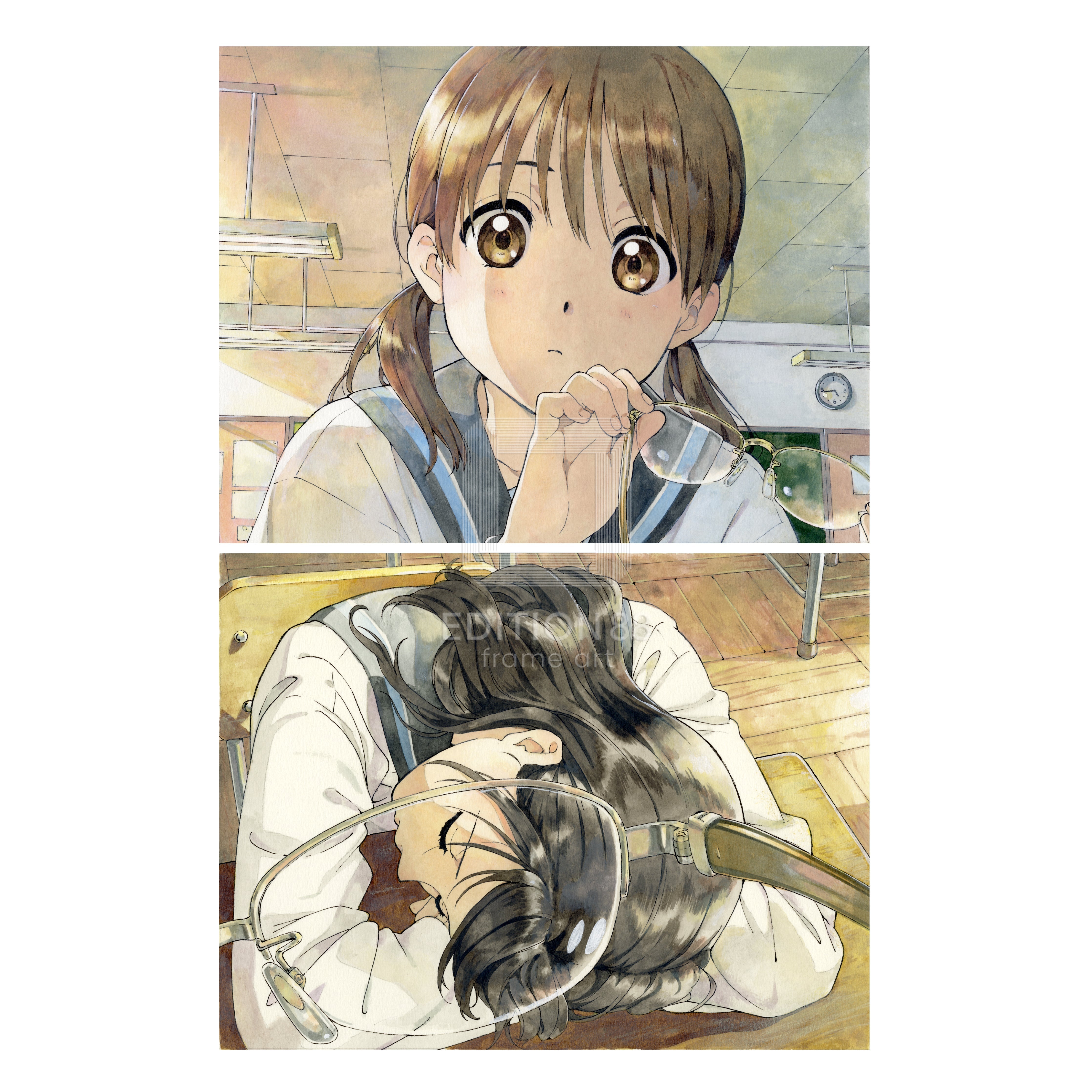 Shige様 手描きグラフィック作品 8点まとめて shiromi_hanga_G_01.jpg?v=