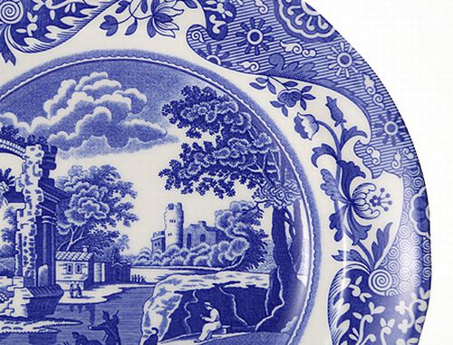 ブランド洋食器専門店のアイン / スポード(英国製) 【ブルーイタリアン