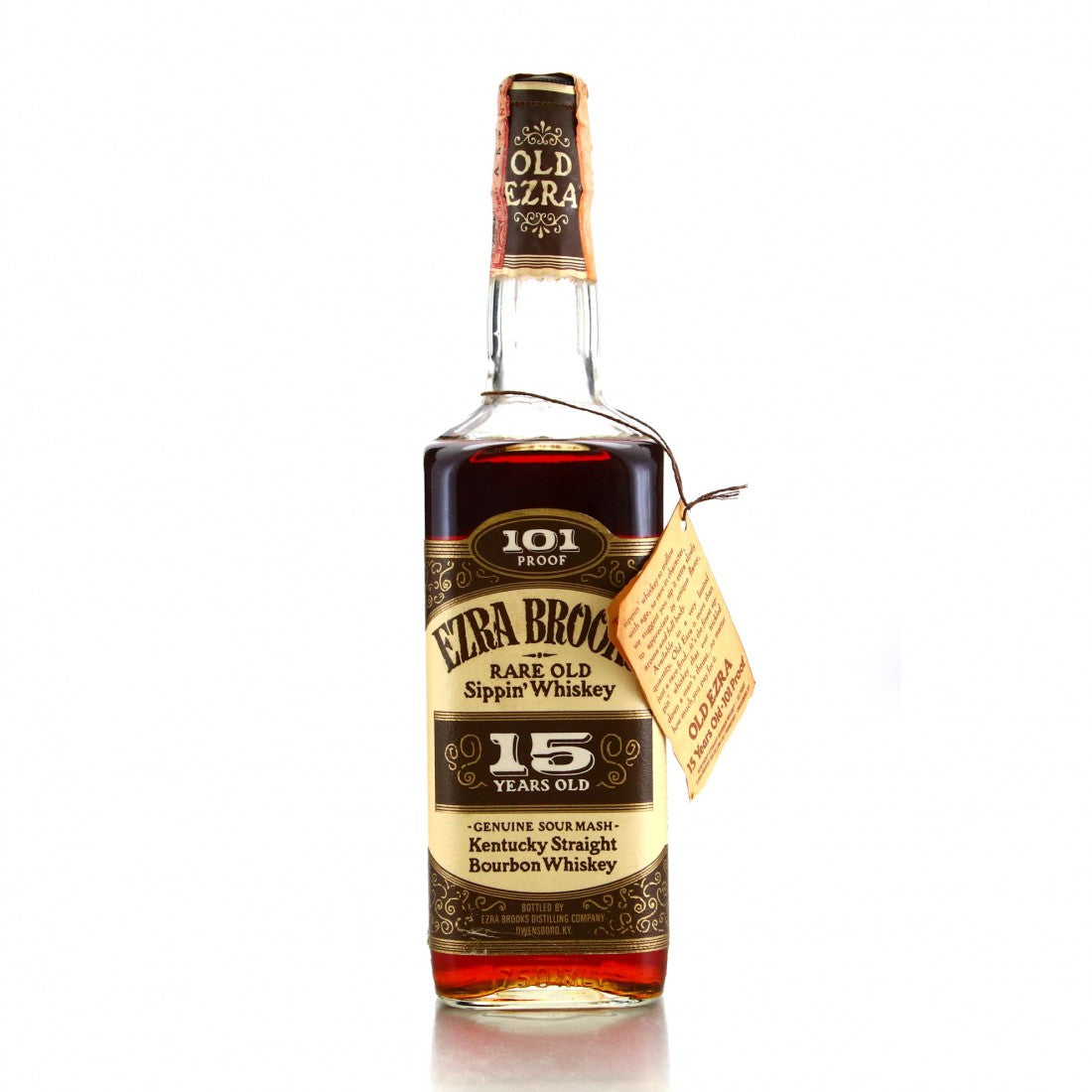 1981 Ezra Brooks 15 Year Old Single Barrel Kentucky Bourbon