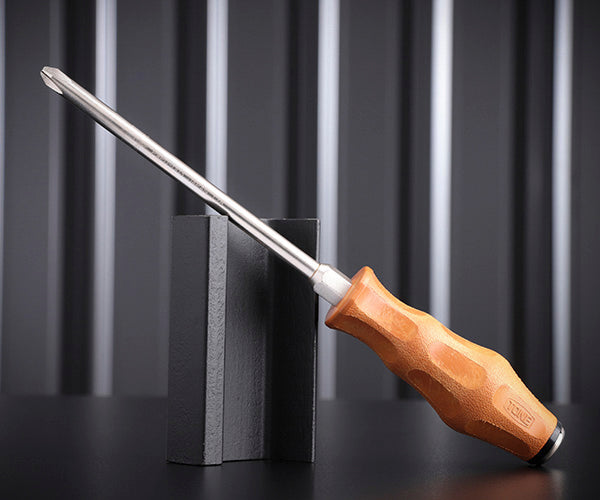 TONE 木柄ドライバー スベランドライバー(貫通) 刃先No.3 軸長150mm