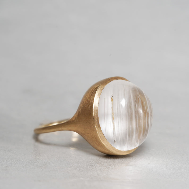 MOEMI SUGIMURA / キャッツアイ・トパーズリング 202301B-FRPL-024