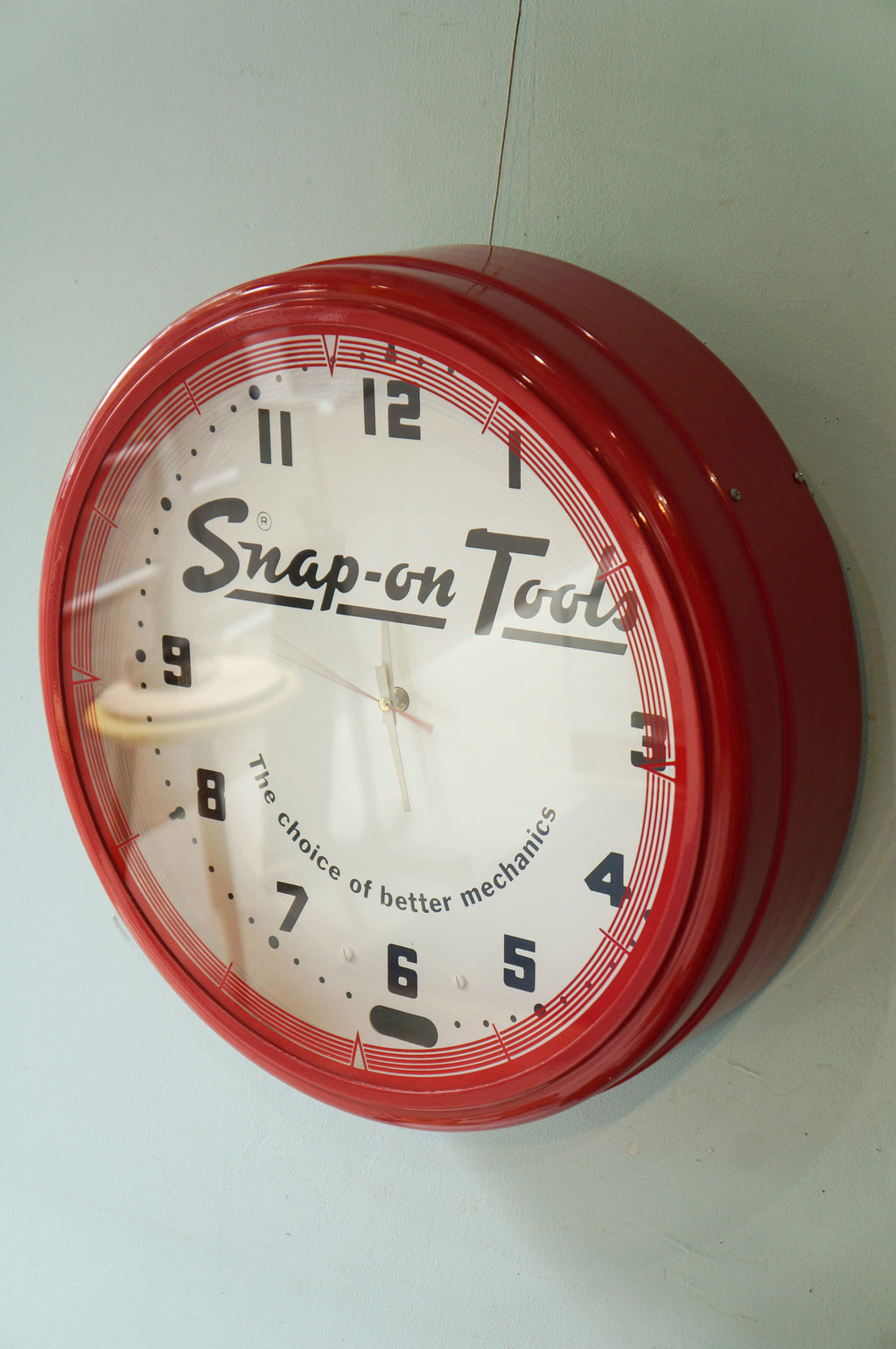 パペット Snap-on 壁掛時計 内部照明付 CLOCK パペット Snap-on 壁