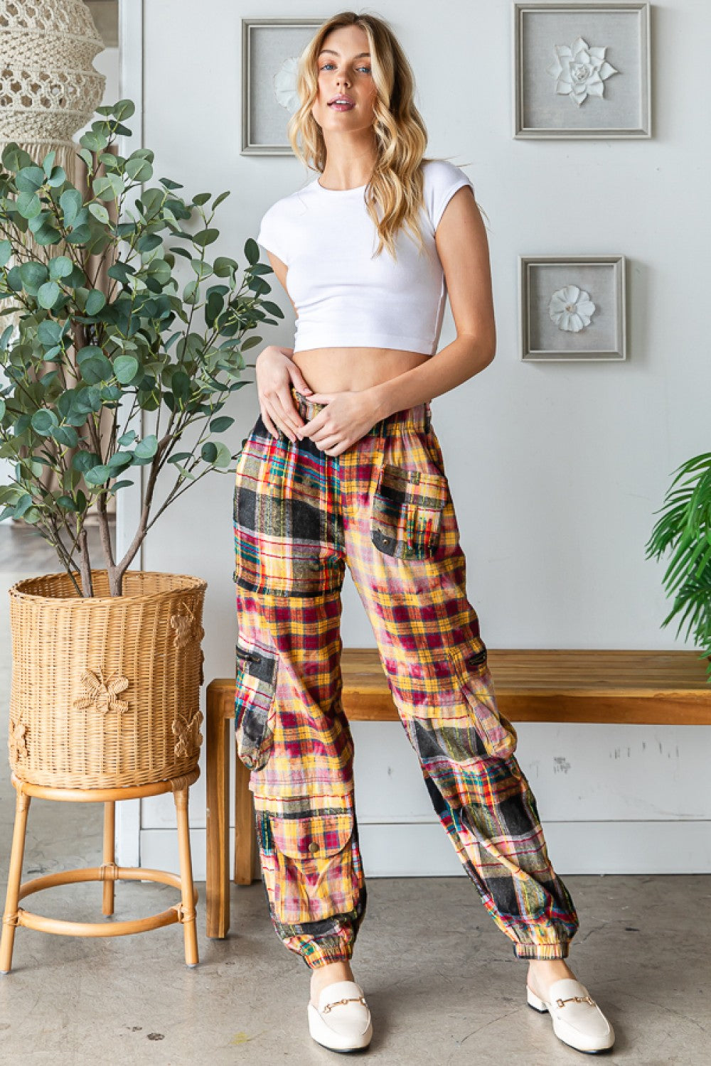 ボトムス・スパッツ apolina MTO Molly Trouser Patchwork 3-5Y