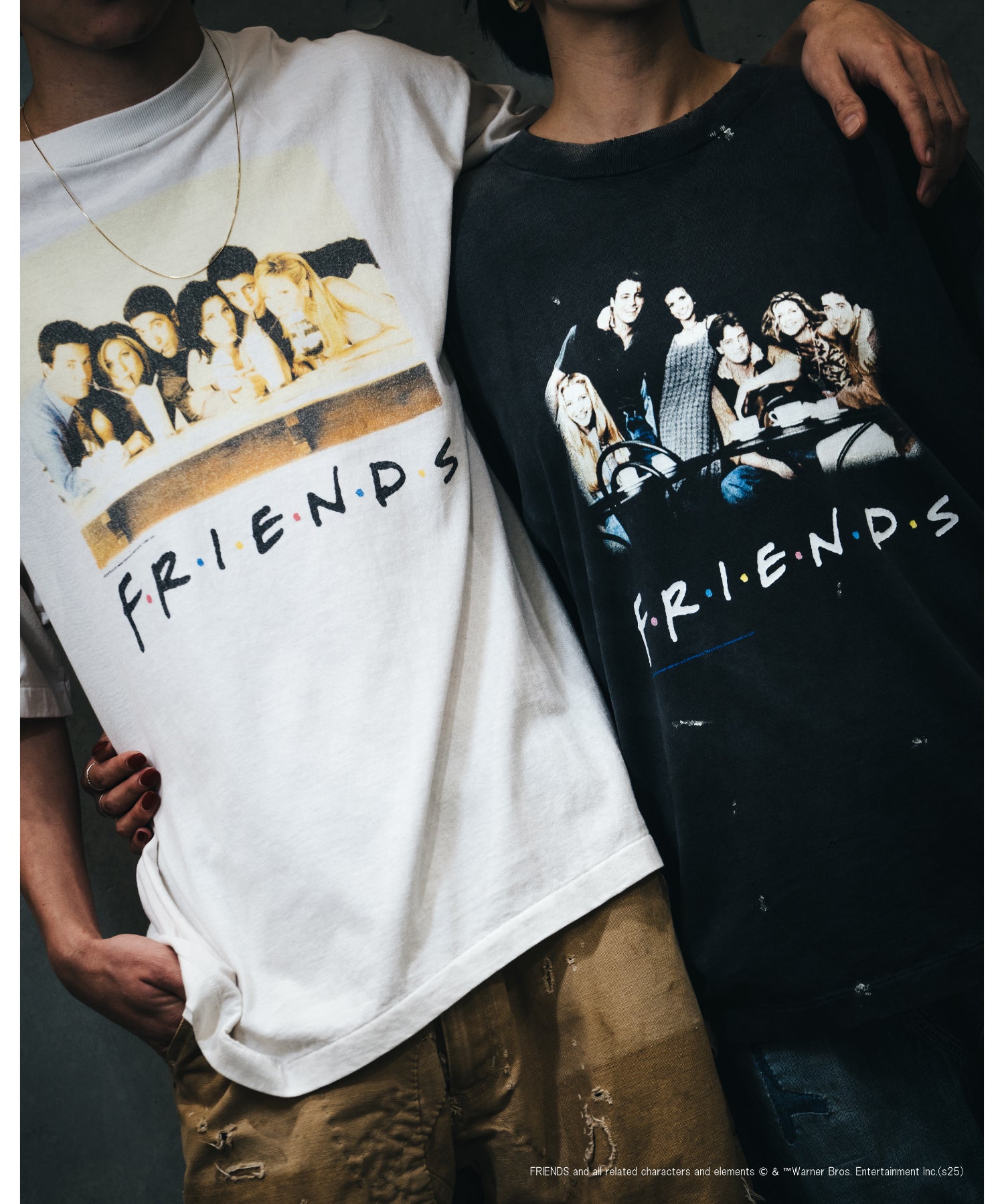 FRD_SS TEE / FRIENDS / BLACK - SAINT MXXXXXX (セントマイケル