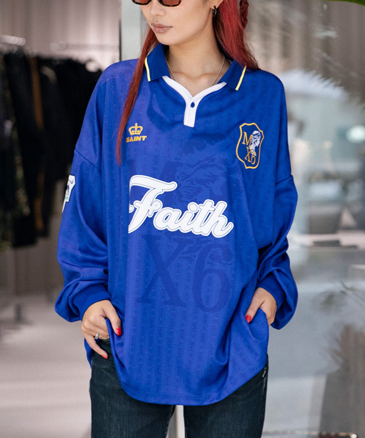 SOCCER SHIRT / FAITH - SAINT MXXXXXX (セントマイケル) - tops