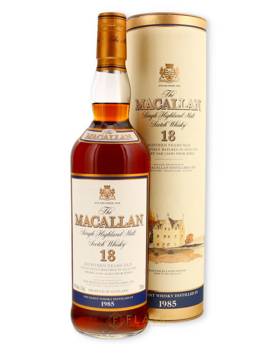 Buy Macallan 18 Year Sherry Oak 1985 [Original Tube] | Flask Wines