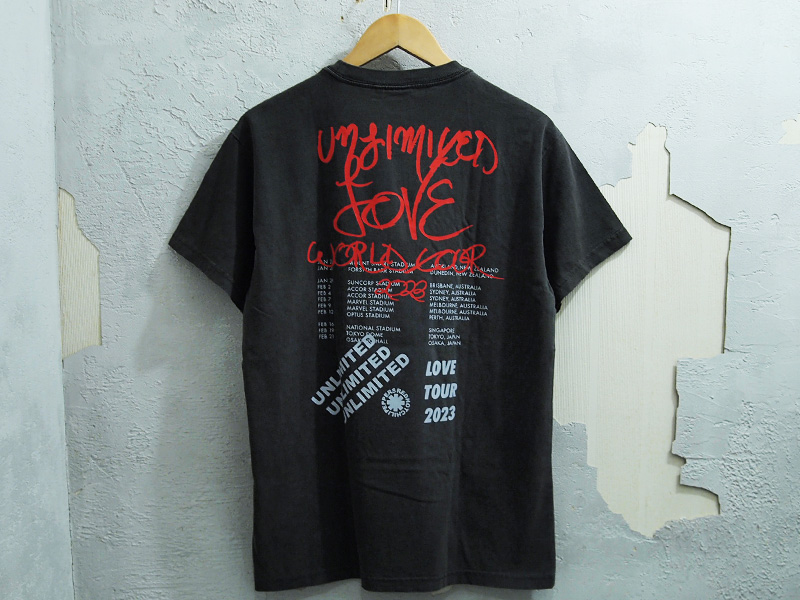 Red Hot Chili Peppers 'TOTEM TEE'Tシャツ WORLD TOUR 2022 2023