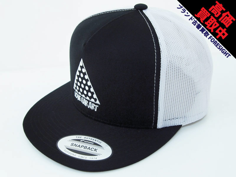 loveearart ラブイヤーアートキャップ黒個展限定