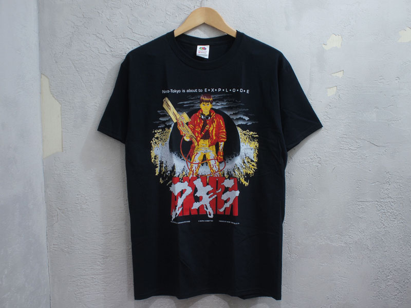 VINTAGE AKIRA 'Tee'Tシャツ L アキラ KANEDA 大友 克洋 黒 ブラック