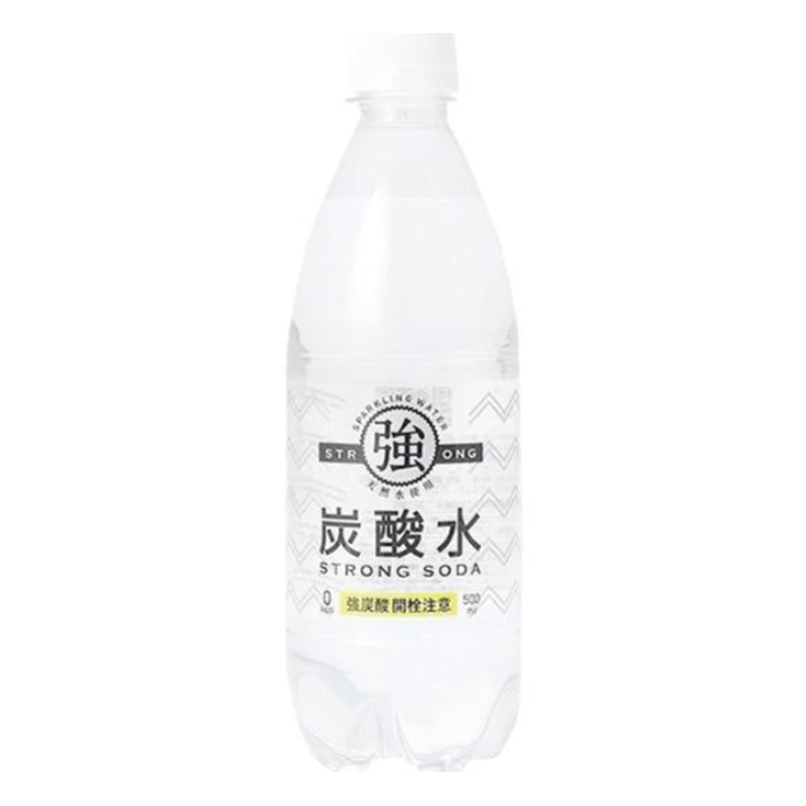 強 炭酸水 500ml (ソーダ / 炭酸 ) [ 4964621200767 ] | A-プライス