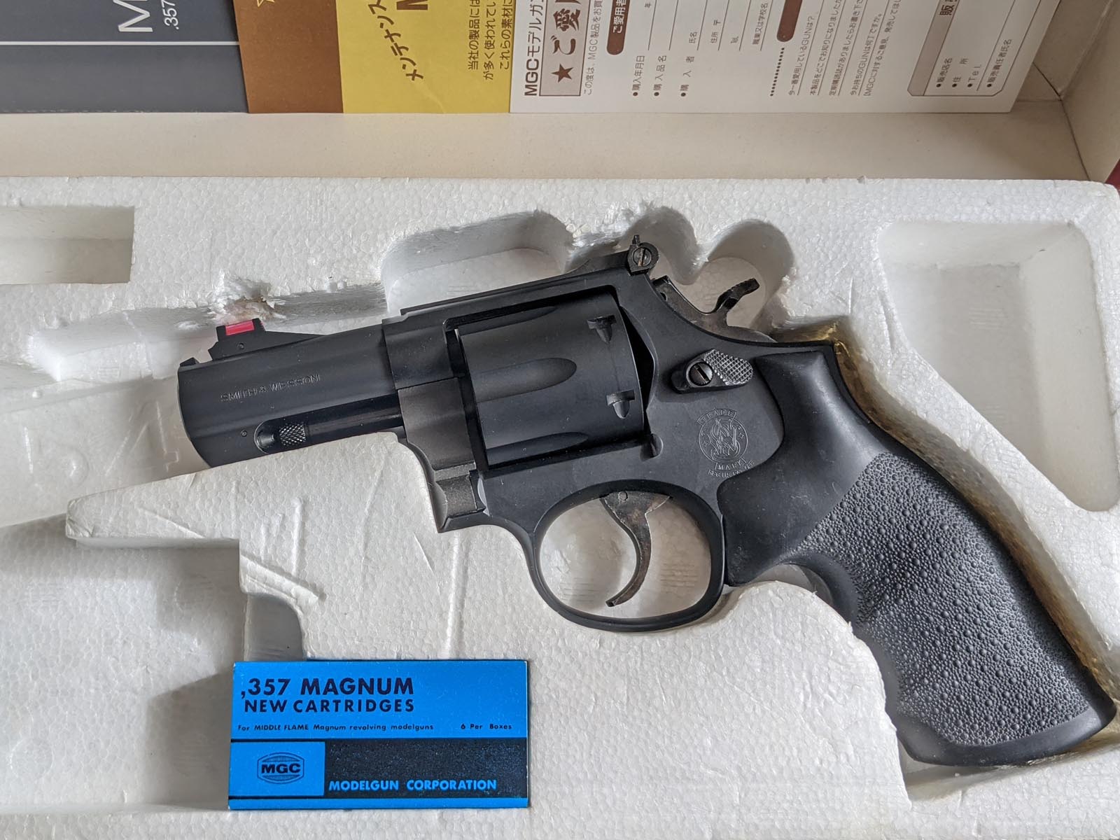 MGC製 HW樹脂モデルガン S＆WM586キャリーコンプカスタム SPG