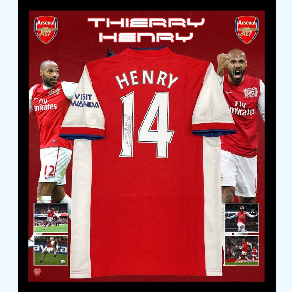 直筆サイン入り】アンリ アーセナルユニフォームの販売 – AuthentiCo.