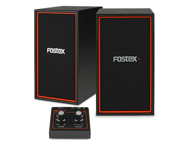 携帯プレーヤーの音楽でギター練習、ギタリスト向けスピーカーをFOSTEX