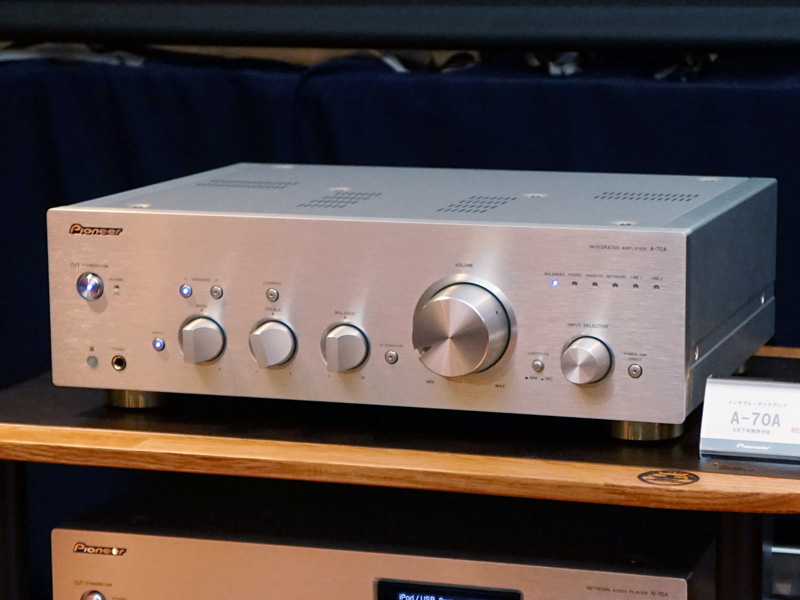 パイオニア、バランス入力/ハイレゾ強化したデジタルアンプ「A-70DA