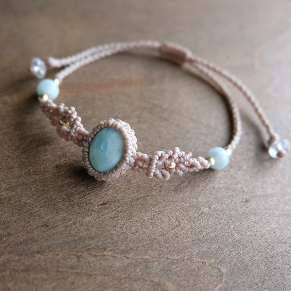 ゆきりんぐ様♥️ラリマー＆トロレアイト人魚・アクアマリンさざれ