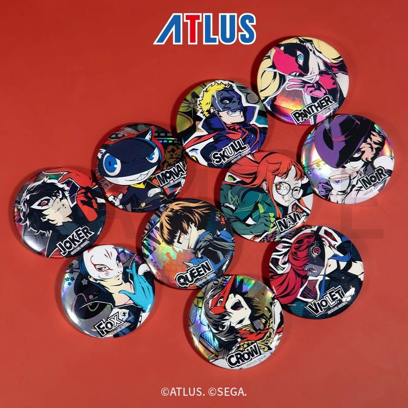 ペルソナ5 新島真 ダンシング 前夜祭 缶 バッジ 17個 ペルソナ5 新島真