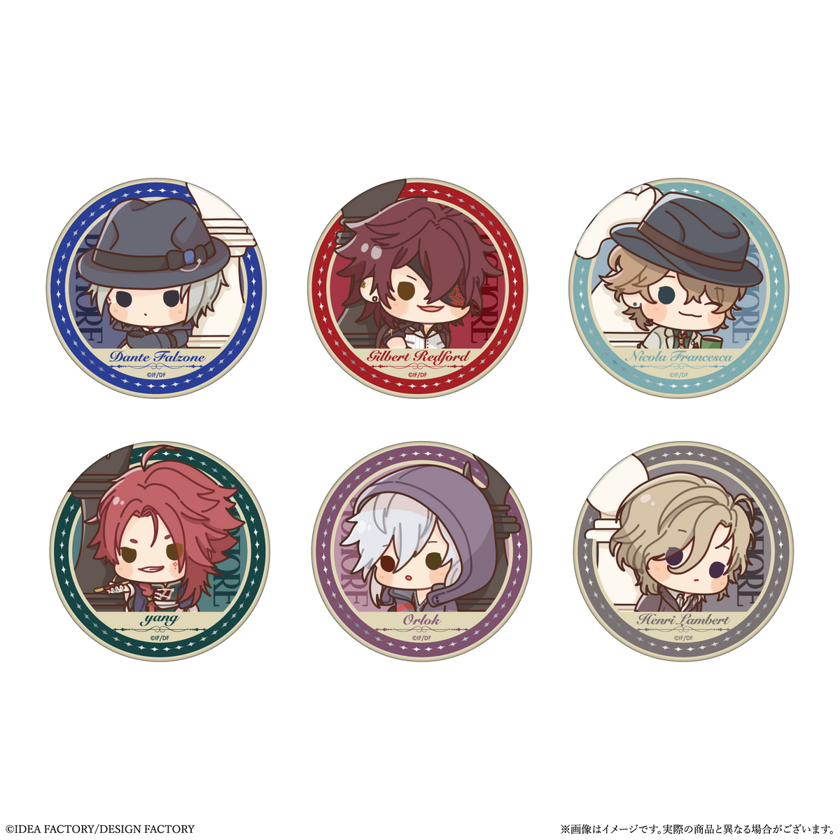 ピオフィオーレの晩鐘 クッキー缶 缶バッジ ニコラ ピオフィオーレの