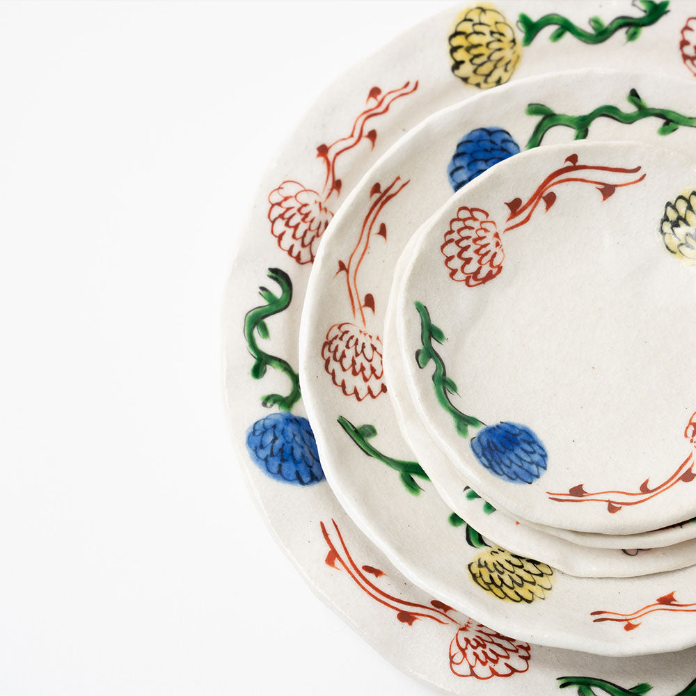 2025年最新】粉引楕円皿の人気アイテム - メルカリ 榛澤宏 色絵楕円 豆