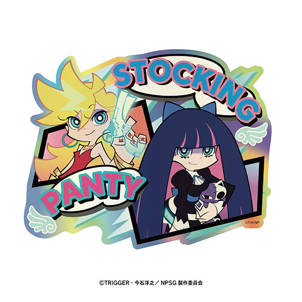 New PANTY ＆ STOCKING with GARTERBELT Prismatic Travel Sticker 3