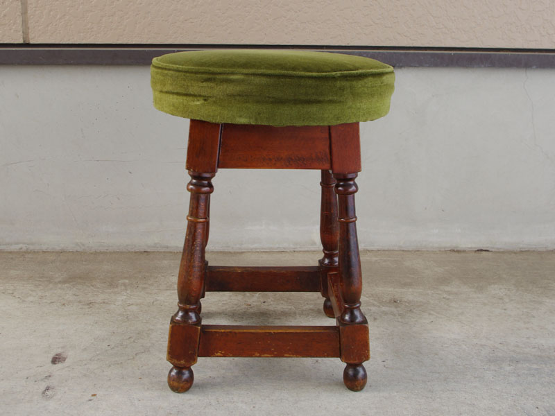 アンティーク ミシンの椅子 イス スツール 古民家 204-1.jpg
