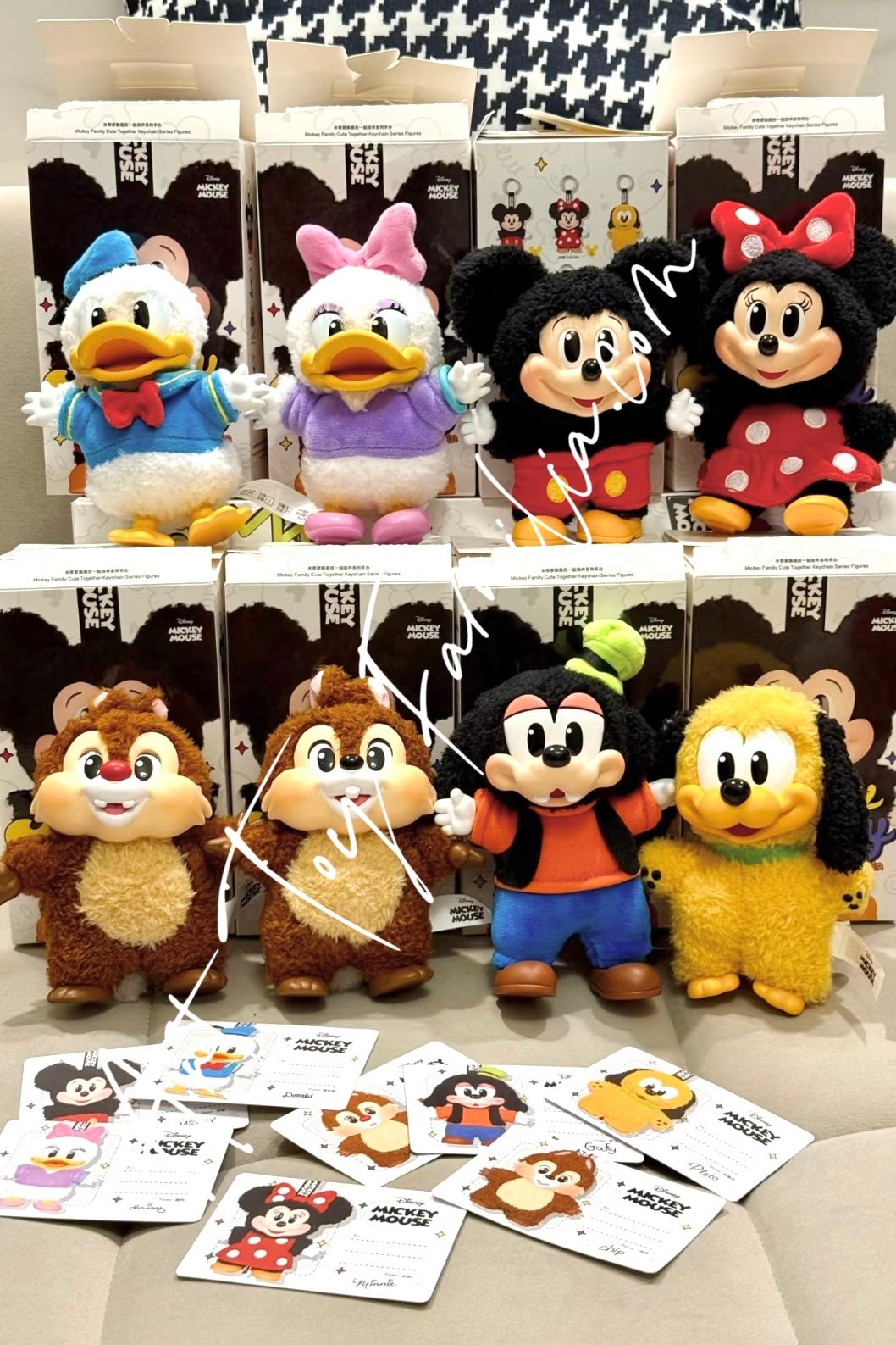 Mickey Family Cute Together KeyChain Series - 米奇家族萌在一起挂件