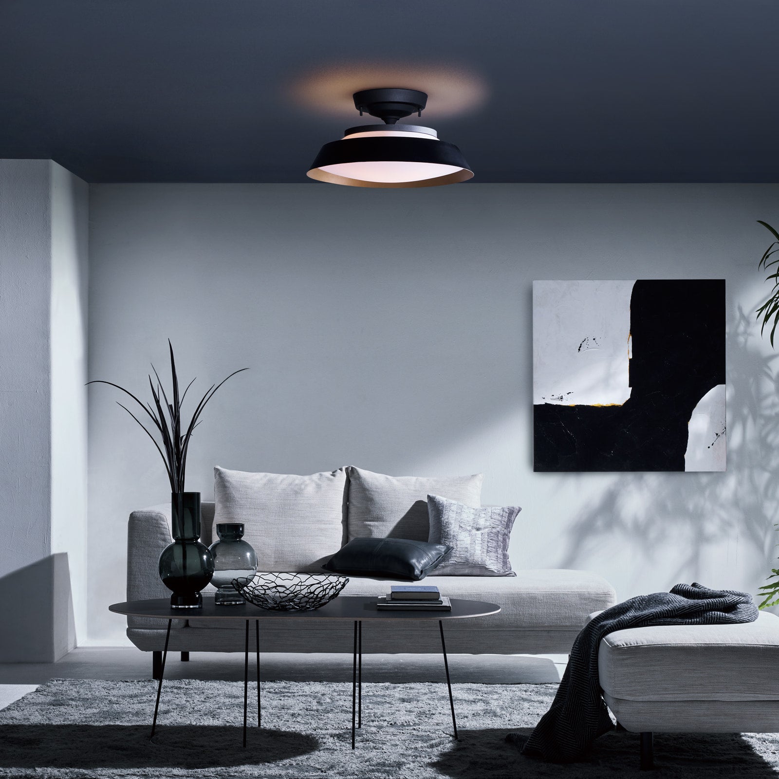 アートワークスタジオ シーリングライト ブラック φ220mm Glow 6000